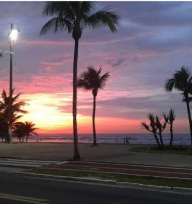 Apto Ocian Centro Praia Grande Exterior foto