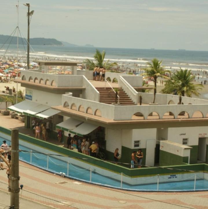 Apto Ocian Centro Praia Grande Exterior foto